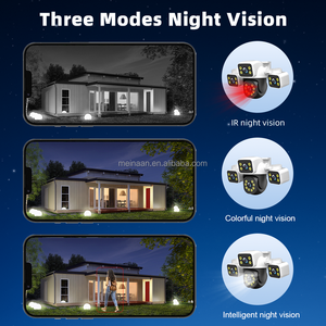 Kamera keamanan CCTV WIFI IP, <span class=keywords><strong>3</strong></span> lensa 6MP nirkabel WiFi jaringan PTZ IPC360 Home luar ruangan - Product Image 5