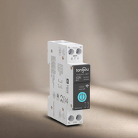 Interrupteur intelligent WIFI 20A 1P+N avec compteur d'énergie, surveillance du comptage KWh, disjoncteur, relais temporisé, plastique, usage domestique, AC 90-240V, CE