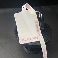 Étiquette de sécurité en PVC souple, imperméable, anti-falsification, anti-usure, avec boucle, pour chaussures