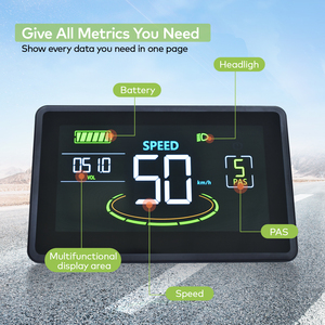 H6c [haytrix] Ebike LCD màn hình hiển thị cho xe điện Phụ kiện đi xe đạp với E xe đạp LCD xe đạp máy tính - Product Image 2