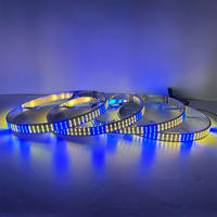 Lumière de roue à quatre rangées ultra-brillante blanc pur, Kit de lumière de jante de roue, pneu voiture camion accessoires à 4 rangées Rgbw Led lumière de roue 2022