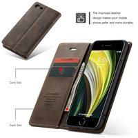 Étui portefeuille en cuir rétro CaseMe pour VIVO X70 Pro Plus, protection pour VIVO X70pro X60 Pro, coque avec béquille magnétique