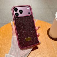 Coque de téléphone de luxe style urbain ornée de strass pour iPhone 18 et 15 Pro Max, deux-en-un, pour femme, avec diamants