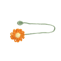 Nouveau marque-page créatif fait main au crochet, adorable marque-page tricoté en forme de fleur avec pompon, idéal pour les filles, breloque de sac, cadeau