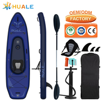 Prix usine de luxe pêche Kayak pédale d'entraînement Portable Sport nautique canoë bateau épaissi gonflable bateau de pêche pédale d'entraînement