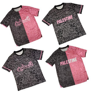 Camisetas de fútbol hechas a medida de alta calidad con tecnología palestina de corte automático de Pakistán en otoño - Product Image 3