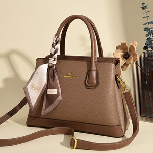 Bolsos de Mano de Cuero PU de Lujo al por Mayor, Bolsos de Solapa para Mujer, Bolsos Casuales para Llevar Bajo el Brazo, Bolsos de Hombro de Color Puro de Moda para Mujer - Product Image 2