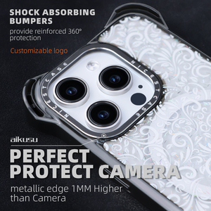 Chống Tác Động Từ Tính Cho Iphone 14 15 Pro Max Trường Hợp Sang Trọng Tpu Rõ Ràng Dây Buộc Điện Thoại Trường Hợp Dây Đeo Biểu Tượng Tùy Chỉnh Cho Iphone 15 Pro Trường Hợp - Product Image 3