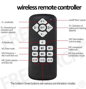 ดิลโด้ ABS คุณภาพพรีเมียม 200W รูปทรงสมจริง ควบคุมด้วยรีโมทแบบมีสาย พร้อมฟังก์ชันแอป  มอเตอร์เซอร์โว 1.5 นิวตันเมตร ปรับความยาวการเคลื่อนที่ได้ 1-15 ซม. - Product Image 2