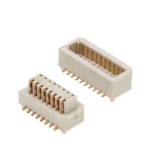 Conector de inserción lateral de ranura única con paso de 0.8 mm, conector de placa a placa, suministro de fábrica, conector SMT de 10-40 pines - Product Image 2