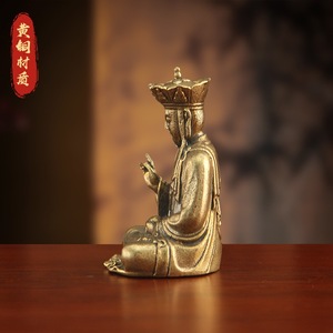 <span class=keywords><strong>Statua</strong></span> Creativa in Ottone <span class=keywords><strong>del</strong></span> Bodhisattva Di Zang, <span class=keywords><strong>Statua</strong></span> di <span class=keywords><strong>Buddha</strong></span> in Bronzo, Decorazione Artigianale in Metallo, Regalo - Product Image 2