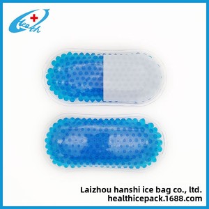 Impacco Freddo/Caldo con Perle di Ghiaccio Medicinali, Materiale PVC Ecologico, Compressa Fredda/Calda a Doppio Uso, Portatile e Pieghevole, 50g - Product Image 5