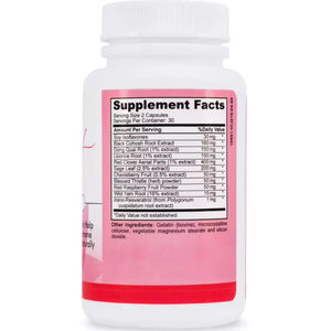 อาหารเสริมสมุนไพรปรับสมดุลฮอร์โมนสำหรับผู้หญิง แบรนด์ส่วนตัว แคปซูลสารต้านอนุมูลอิสระ สารสกัดจากถั่วเหลืองไอโซฟลาโวน สารสกัดจากรากแบล็คโคฮอช ไม่เหมาะสำหรับ - Product Image 4