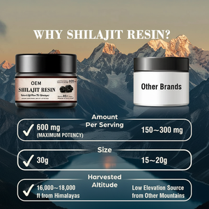 Suplementos de Resina Suave de Shilajit OEM/ODM con Minerales, Ácido Fúlvico, Magnesio, Zinc, Resina de Shilajit del Himalaya <span class=keywords><strong>Natural</strong></span> y Orgánica - Product Image 5