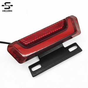HOSH Bicycle Rear <b>Light</b> LED Waterproof <b>Flash</b> Electric Bike Tail <b>Light</b> Plastic Material - Product Image 1