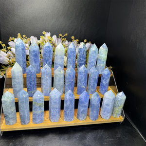 Groothandel Kristallen Ambachten Natuurlijke Blauwe Calciet Punten Helende Stenen Voor Huisdecoratie - Product Image 3