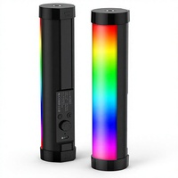 Bâton lumineux LED portable RGB magnétique 5W 2000mAh rechargeable 3000K/6000K pour vidéo