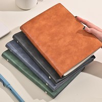 Nouveauté : Carnet de notes personnalisé en cuir B5, papier épais et durable, avec logo imprimé, pour étudiants