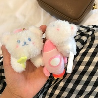 Joli mini ours en peluche avec porte-clés jouet lune au design personnalisé personnalisé