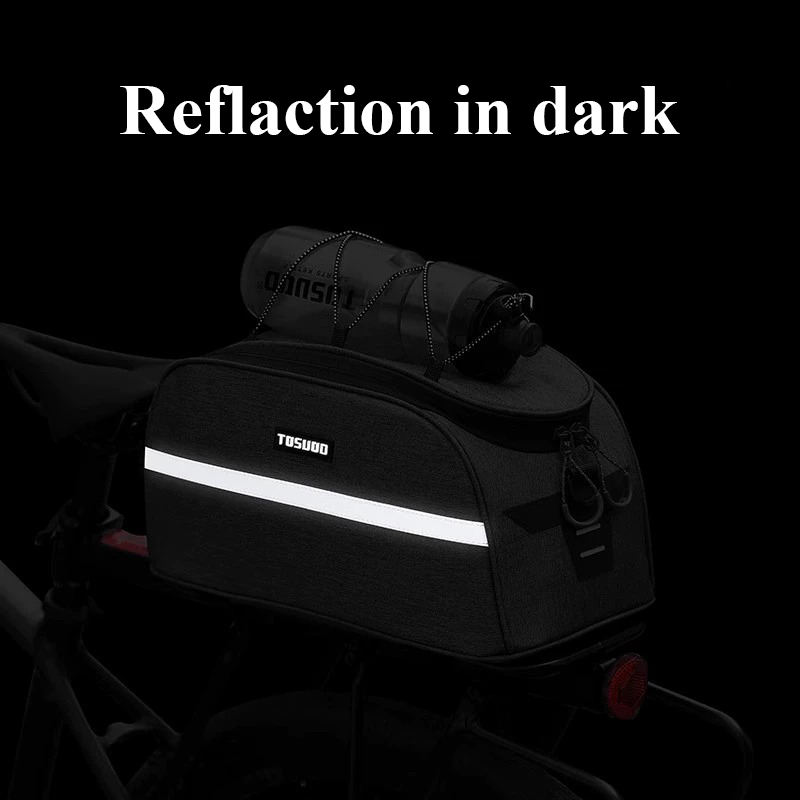 HONGDAK New Waterproof Bicycle Bag Portable Rear Rack Tail Seat Trunk Rack Cycling MTB Bike Carrier Luggage Bag