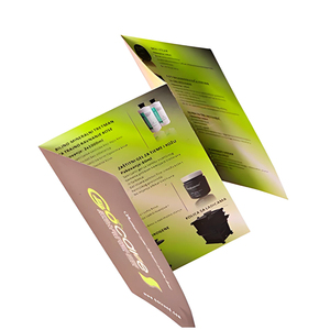 Brochure immobilière de luxe avec impression intégrale, papier couché C2S 200 g/m² A3, pliage en accordéon, plastification brillante - Product Image 1