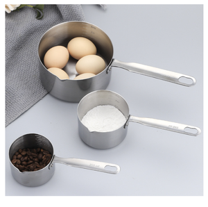 Modelo B, Olla Calentadora de Leche Multifunción de Acero Inoxidable SUS 304, 250ml, 350ml, 500ml, 700ml, Cuchara Medidora para Hornear - Product Image 4