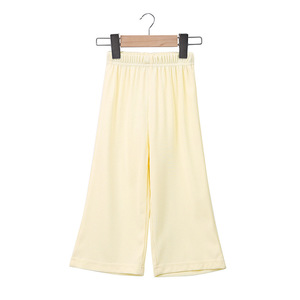 Novedad de verano, conjunto de seda de hielo para bebé para niñas, de <span class=keywords><strong>9</strong></span> años estilo informal, patrón sólido, 2T, chaleco holgado sin mangas, Top, pantalones largos, conjunto de dos piezas - Product Image 4