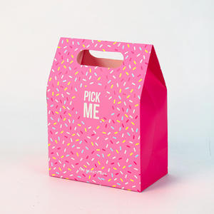 Bolsa <span class=keywords><strong>de</strong></span> Embalaje <span class=keywords><strong>de</strong></span> Cartón Rosa con su Propio Logotipo para Venta al por Menor <span class=keywords><strong>de</strong></span> Joyería, Artículos <span class=keywords><strong>de</strong></span> Boda <span class=keywords><strong>de</strong></span> Lujo y Pequeños Regalos Exquisitos. - Product Image 3