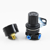 Régulateur de pression pneumatique NAR-200 RNKG 1/4 avec manomètre et support NAR200 Mini régulateur de pression d'air