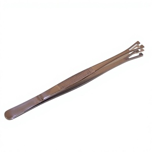 Pinzas Pennington de Acero Inoxidable, Pinzas Ranuradas, Juego de Instrumentos Manuales para Cirugía Menor 2026 ALIVANTA, Más Vendidas - Product Image 1