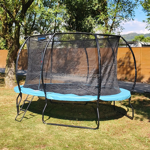 Zoshine Trampolin für Draußen Oval mit UV-getesteten Extra Dicken Polstern und Netz Einfache Montage Familien-Fitness Extra Großes Trampolin - Product Image 4