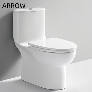 สุขภัณฑ์ ARROW โถสุขภัณฑ์เซรามิกแบบตั้งพื้น ราคาสุขภัณฑ์สำหรับโรงแรม บ้าน ห้องน้ำ โถสุขภัณฑ์แบบชิ้นเดียว - Product Image 2