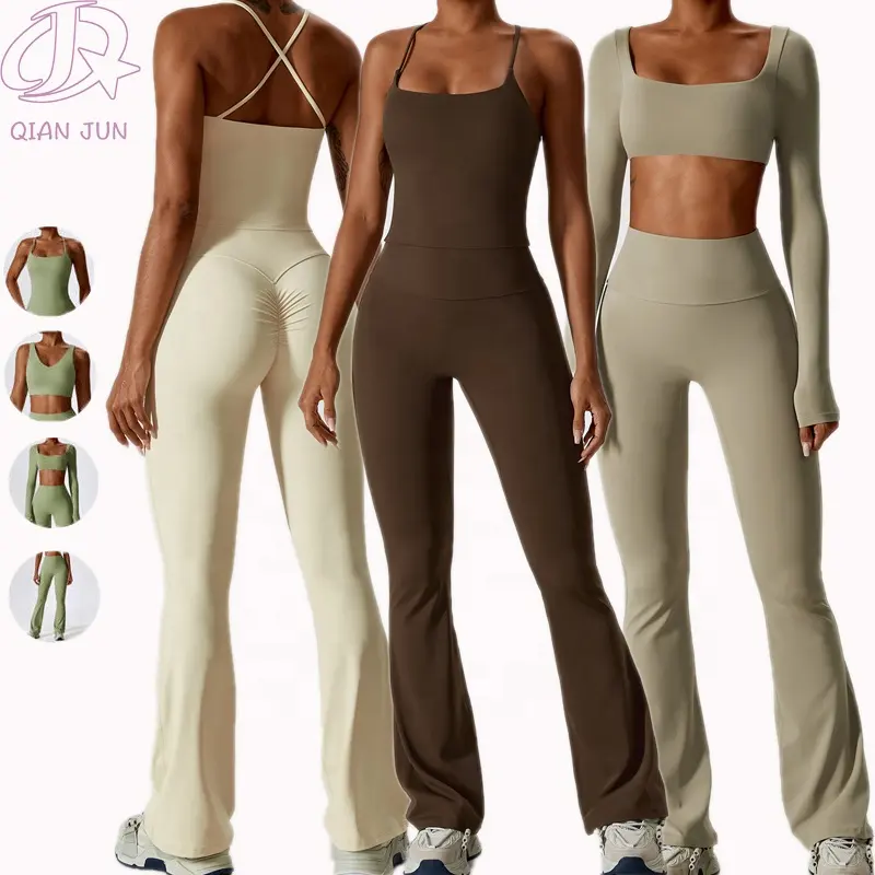 2023 новый стиль, женская одежда для спортзала, комплект для йоги, леггинсы с высокой талией, топ с длинными рукавами, спортивные костюмы для фитнеса