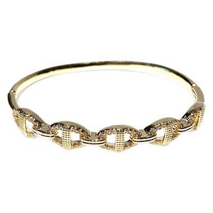 Fashion Chain Link <b>Bracelet</b> <b>Copper</b> Alloy Micro Inlaid Zircon Golden Platinum Women's Gift Jewelry Yiwu Origin - Product Image 5