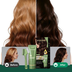 Fabricantes de Tintes para el Cabello en China, Champú Tinte para el Cabello 100 ml, Tubo de Tinte para el Cabello con Tapas de Peine, Sin Amoníaco, Tinte en 10 Minutos - Product Image 1