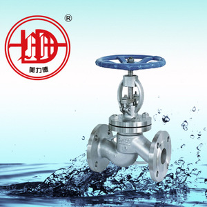 วาล์วปิด-เปิด Mildi J41W-16P 316L สแตนเลสสตีล DN100 แบบหน้าแปลน สำหรับน้ำ - Product Image 1
