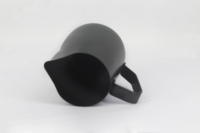 Ensemble 3-en-1 de luxe léger en acier inoxydable : pot à lait, pot à sucre et pot à crème avec plateau en bois