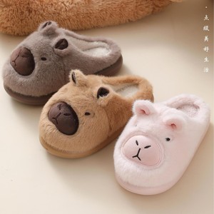 Gấu kapibala Dép mùa đông ấm áp trẻ em cha-con phim hoạt hình sang trọng cho Dép Eva đế ngoài sử dụng nhà - Product Image 6
