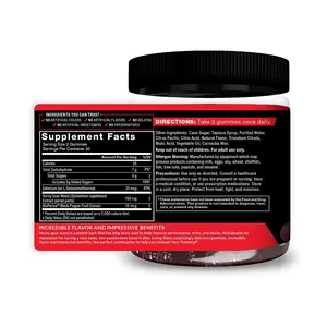 Gummies di capra cornea per uomo Natural Male Drive & Vitality Supplement con ingredienti per un assorbimento superiore