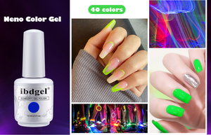 Vernis Gel Néon de Haute Qualité 15ml, 40 Couleurs, Marque Privée, ODM/OEM, Longue Durée, Sans HEMA, Sans TPO, Gel UV, Vente en Gros - Product Image 2
