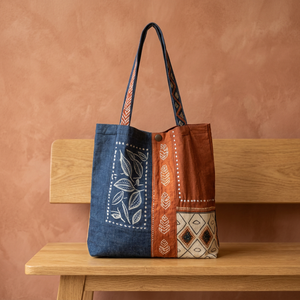 Bolsa de Lona Rectangular Bordada con Corazones Rojos, Ecológica, para Almacenamiento de Ropa, Gran Capacidad, Parte Superior Abierta, Superventas - Product Image 1