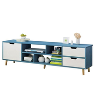 Vente chaude simple meuble TV moderne rétractable en bois massif chambre nordique meuble TV table basse