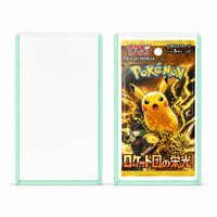 Protège-cartes pour boosters TCG scellés, protection transparente sans acide pour packs japonais, protection premium JIN OU