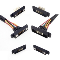 Harga pabrik 2.54PH 2Pin konektor Magnet Pria Wanita Pogo Pin konektor Magnet tahan air