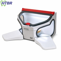 Boîte de dépoussiérage amovible pour laboratoire dentaire et bijouterie, avec accoudoir, pour polissage et sablage dentaire