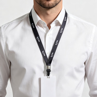 Lanyard pas cher Porte-clé Collier Polyester Sangle Imprimé pour Sublimation Lanyards Personnalisés Avec Logo Personnalisé