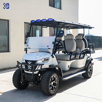 Voiture de golf électrique homologuée pour la route CAMP, 6 places, batterie lithium 72V, voiture de tourisme, buggy de golf de luxe