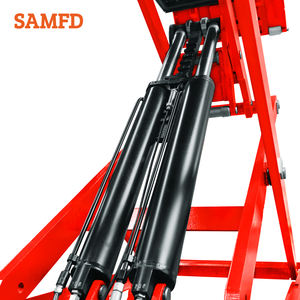 Elevador de Tijera Hidráulico de Seguridad SAMFD CE, Ultrafino, Elevación Completa, Capacidad de 3500 kg, Altura de Elevación de 70.87 Pulgadas - Product Image 2