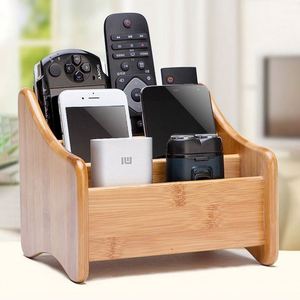Organizador de Escritorio Multifuncional Hecho a Mano con Bambú Ecológico, Diseño Nuevo, Organizador de Mesa para Oficina en Casa, Sala de Estar - Product Image 6