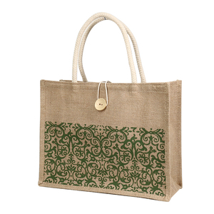 Sac cadeau en jute de très grande taille robuste Eco Apparel Boutique Tote avec logo personnalisé - Product Image 2